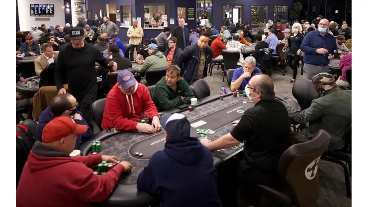 Torneio de poker sendo realizada no Texas (Foto: Reprodução instagram oficial Texas Card House @texascardhouse)