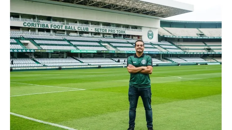Foto: Juliane Lima/Coritiba - Guilherme Sousa foi anunciado no Coritiba como novo gerente da base