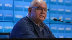 Foto: Bárbara Assmann / Grêmio / Divulgação - Romildo Bolzan: presidente anunciou time titular do Grêmio