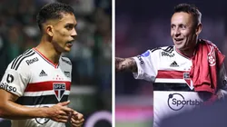 Igor Vinícius e Rafinha no São Paulo (Foto: Ettore Chiereguini/Marcello Zambrana/AGIF)