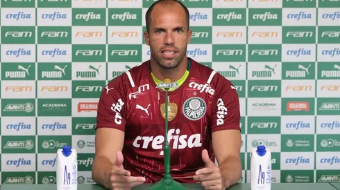 Marcelo Lomba é reserva de Weverton do Palmeiras e interessa ao Fluminense - Foto: César Greco/ Palmeiras