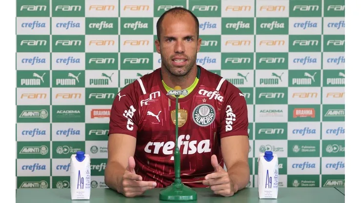 Marcelo Lomba é reserva de Weverton do Palmeiras e interessa ao Fluminense - Foto: César Greco/ Palmeiras