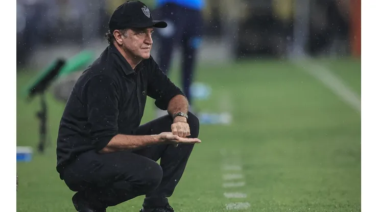 Foto: Pedro Souza / Atlético / Divulgação - Cuca: treinador está pressionado no comando do Galo