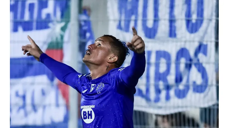 Foto: Staff Images / CRUZEIRO - Edu comemora gol do Cruzeiro diante da Ponte Preta