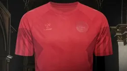 Imagem - Divulgação: Camisa da Dinamarca em protesto contra o Catar.