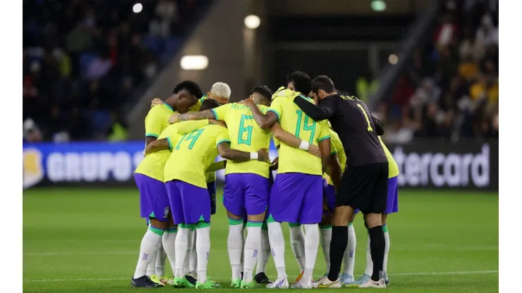 Dean Mouhtaropoulos/Getty Images - Seleção Brasileira no amistoso contra Gana