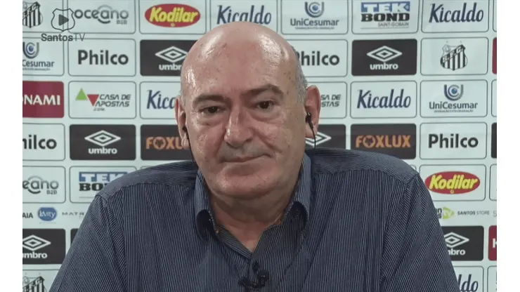 Reprodução/Santos. Andres Rueda definiu novo objetivo no mercado para assumir o Santos