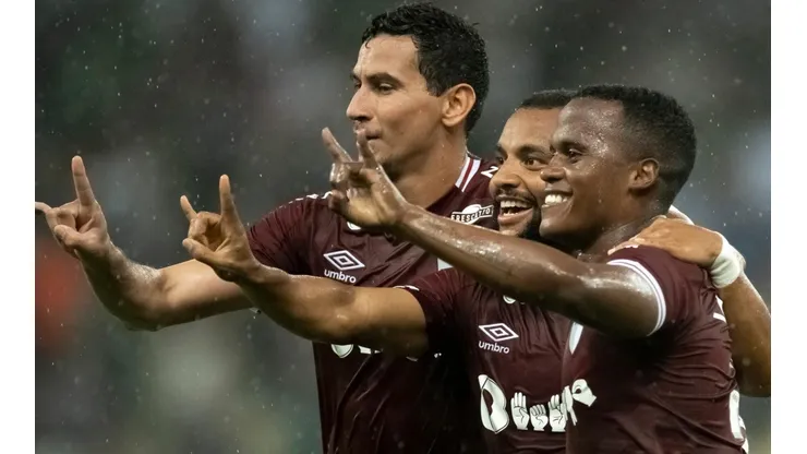 Samuel Xavier comemora seu gol no Maraca - Foto: Jorge Rodrigues/AGIF