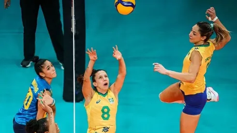Vôlei: Brasil atropela Colômbia em sua melhor atuação no Mundial e garante vaga à segunda fase