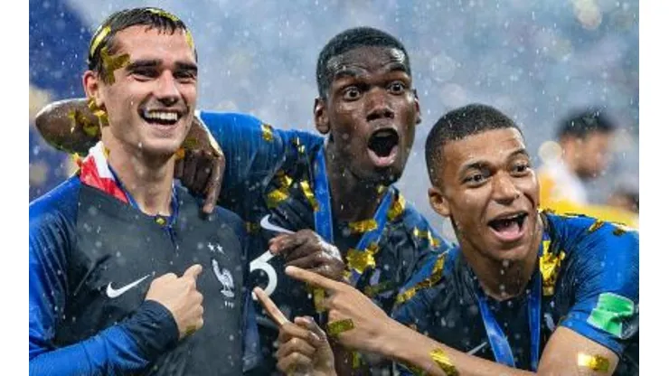 Foto: Matthias Hangst/Getty Images - A França de Griezmann, Pogba e Mbappé conquistou a última Copa do Mundo
