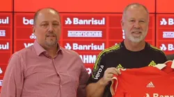 Foto: Internacional/Divulgação - Barcellos e Mano Menezes: Colorado já se planeja visando a próxima temporada