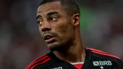 De La Cruz durante partida entre Flamengo e São Paulo, no Maracanã, pelo Campeonato Brasileiro, no dia 17/04/2024.