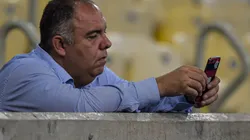 Foto: Thiago Ribeiro/AGIF - Flamengo, com Marcos Braz, monitora Agustín Almendra, alvo de longa data do Santos