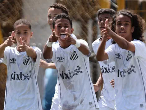 Sub-13 do Santos faz golaço e web 'pira': "Não adianta, está no sangue"