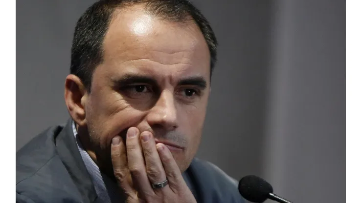 Luciano Belford/AGIF/ "71% do plantel"; Rodrigo Caetano vê "empecilho" para fazer mudanças no elenco do Atlético-MG.