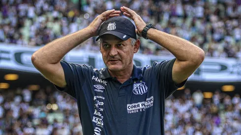 Lucas Emanuel/AGIF - Lisca no comando do Santos.