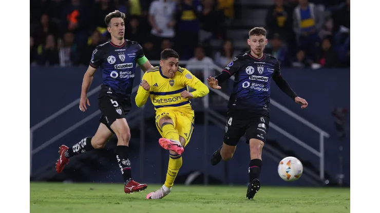 Boca conseguiu segurar empate sem gols em Quito, contra o Del Valle (Foto: Franklin Jacome/Getty Images)