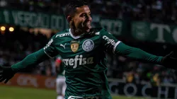 Foto: Gabriel Machado/AGIF - Dudu comemorando gol contra o Coritiba.