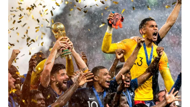 Ale Cabral/AGIF - França campeã na Rússia.