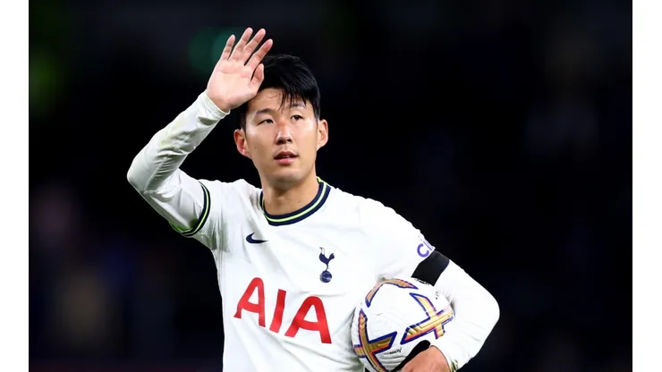 Son (Tottenham) fez um hat-trick no Leicester