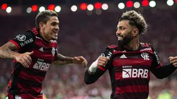 Foto: Jorge Rodrigues/AGIF - Pedro e Gabigol devem ser titulares na Copa do Brasil contra o TImão.