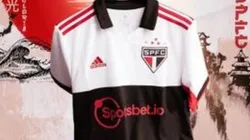 Foto: Reprodução Twitter do São Paulo - 3ª camisa do SPFC.