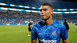 Jacob Kupferman/Getty Images/ "Isso deixa a gente cada vez mais..."; Thiago Silva é sincero Diniz e seu trabalho no Fluminense.