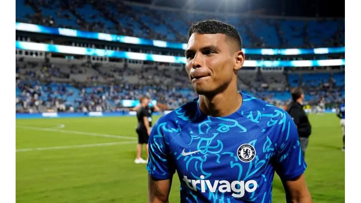 Jacob Kupferman/Getty Images/ "Isso deixa a gente cada vez mais..."; Thiago Silva é sincero Diniz e seu trabalho no Fluminense.