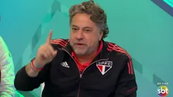 Foto: SBT Sports/YouTube - Julio Casares reclama de árbitro de Ceará x São Paulo