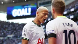 Getty Images/Ryan Pierse - Richarlison faz xingamentos ao espanhol que dirigiu comentários racistas a Vini Jr.