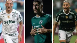 Montagem: fotos de Cesar Greco e Heber Gomes/AGIF - Pedro Raul ganha menos que os reservas Breno Lopes e Navarro, do Palmeiras
