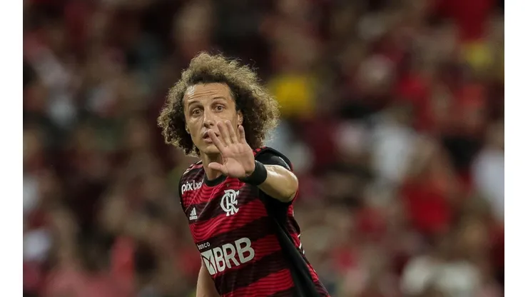 AGIF - David Luiz em ação pelo Fla.