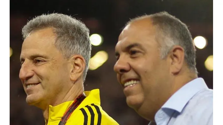 Foto: Flickr Oficial CR Flamengo/Gilvan de Souza - Rodolfo Landim e Marcos Braz