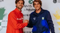 João Sousa e Felipe Meligeni vão abrir o confronto entre Portugal e Brasil