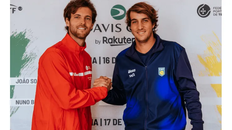 João Sousa e Felipe Meligeni vão abrir o confronto entre Portugal e Brasil