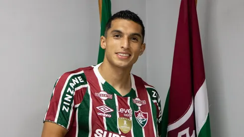 Kevin Serna, nova contratação doFluminense. Foto: Fluminense/Divulgação