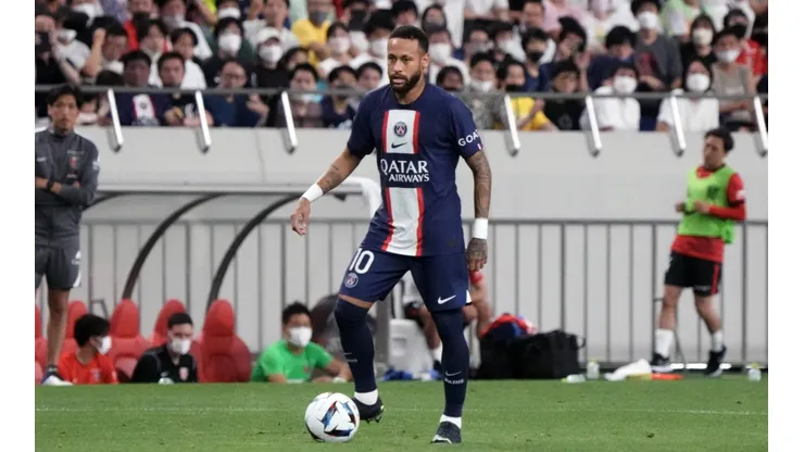 Getty Images/Koji Watanabe - Neymar se aborrece em jogo do PSG