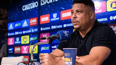 Foto: Gustavo Aleixo/Cruzeiro/Divulgação - Ronaldo Fenômeno: insatisfeito com acordo do Cruzeiro com fornecedora