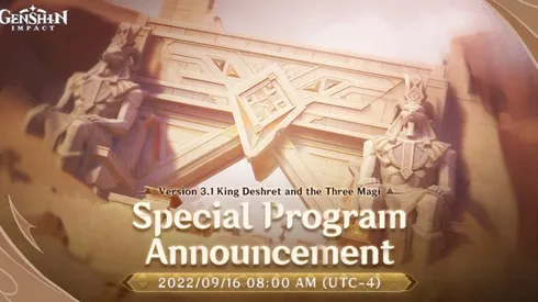 Genshin Impact: Programa Especial da Versão 3.1 será transmitido nesta sexta (16)