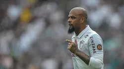 Thiago Ribeiro/AGIF/ "Eu gosto, me amarro"; Felipe Melo fala sobre clima hostil da semifinal contra o Corinthians.