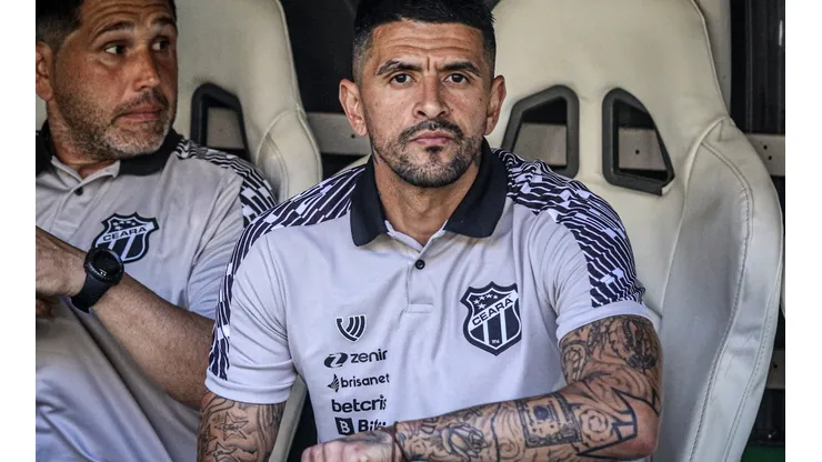 Agif/Lucas Emanuel - Lucho González enlouquece com vitória do Ceará