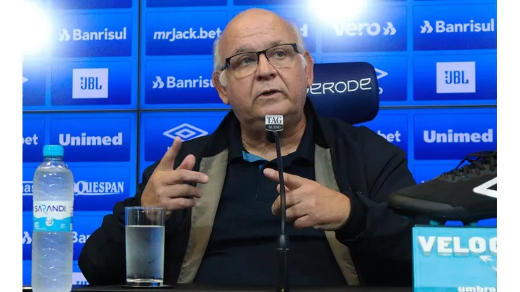 Foto: Rodrigo Fatturi/Grêmio/Divulgação - Romildo Bolzan Júnior: presidente do Grêmio "jogou a toalha"