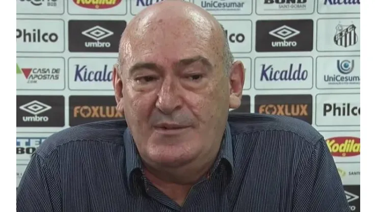 Reprodução/Santos. O Peixe tem recebido diversas críticas da torcida pelo desempenho em campo