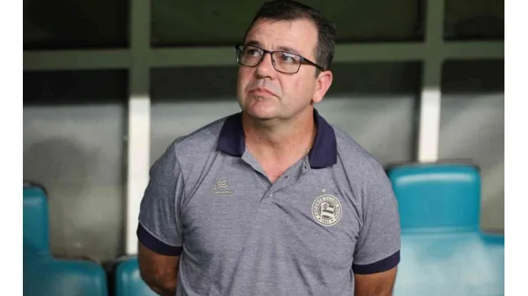 Felipe Oliveira/EC Bahia. O treinador encerrou a preparação para enfrentar o Sport fora de casa