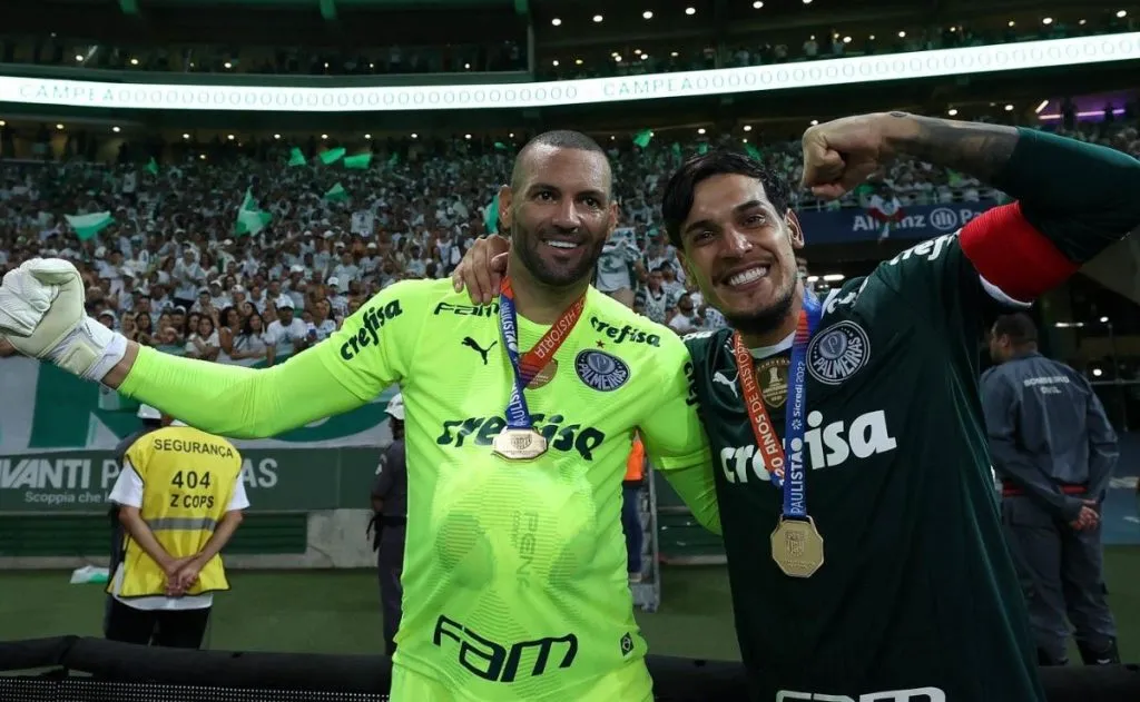 Gómez e Weverton são dois dos que devem permanecer. Foto: César Greco/ Palmeiras