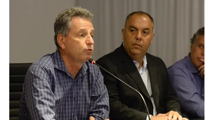 Foto: Alexandre Vidal/CRF - Landim e Braz já orquestram renovação de Dorival no Flamengo