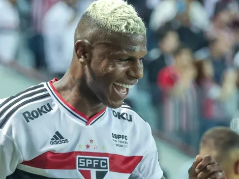 Arboleda 'extravasa' em comemoração e vídeo agita torcida do São Paulo: "Danone na mão"