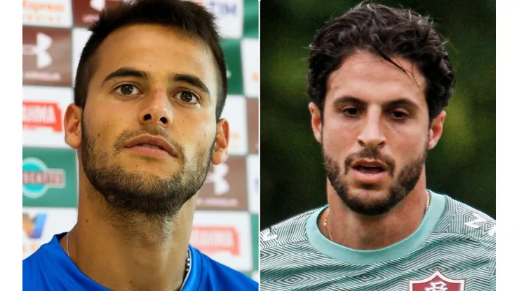 Foto: Lucas Merçon/Fluminense/Divulgação - De Amores e Hudson: jogadores ingressaram na Justiça contra o Fluminense