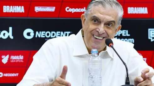 Foto: Gustavo Oliveira/athletico.com.br/Divulgação - Petraglia: presidente exaltou trabalho de Felipão no Athletico