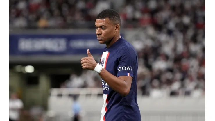 Foto: Koji Watanabe/Getty Images | Mbappé não esconde o carinho que tem pelo Real Madrid